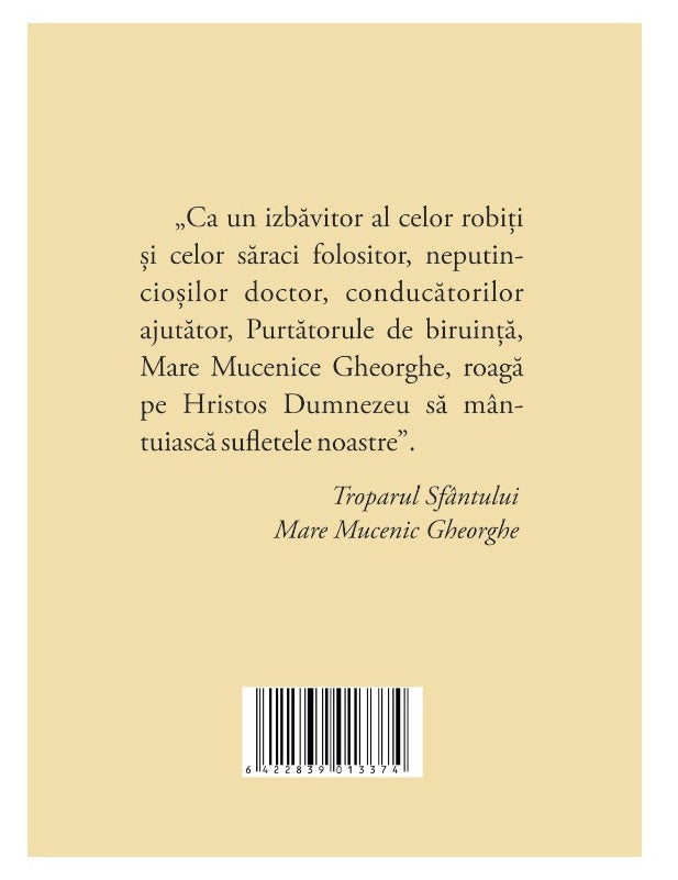 ACATISTUL SF. MARE MUCENIC GHEORGHE - PURTATORUL DE BIRUINTA