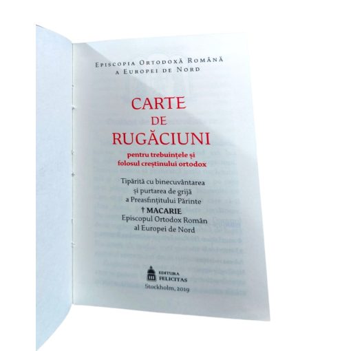 CARTE DE RUGACIUNI FELICITAS LEGATA IN PIELE (model 3)