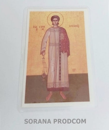 ICONITA PLASTIFIATA SFANTUL STEFAN