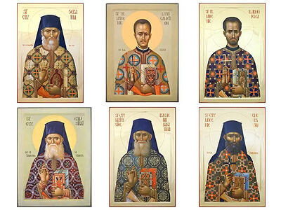 LITOGRAFII IN RAMA - Colectia Sfintilor Nou Canonizati