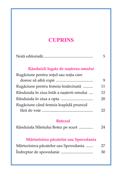MOLITFELNICUL PREOTULUI DE CARITATE