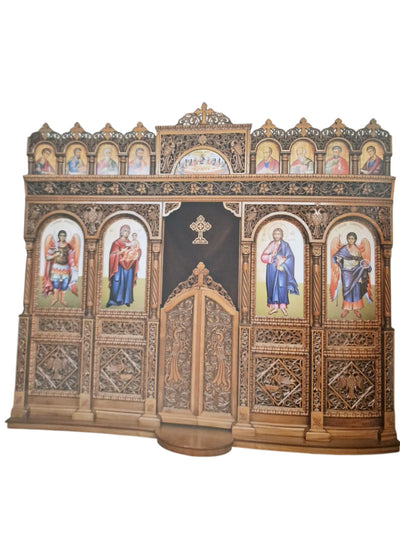 CATAPETEASMA LEMN SCULPTAT TH 1201