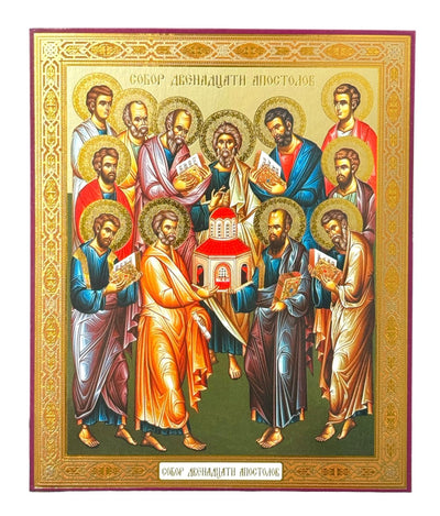 LITOGRAFIE PE MDF 20/30  - SF. APOSTOLI