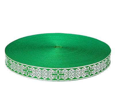 GALON SAVA S(NF) - Verde - Argintiu