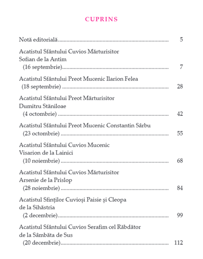 Acatistele Sfinţilor români proclamaţi cu prilejul Centenarului Patriarhiei Române (broșată)