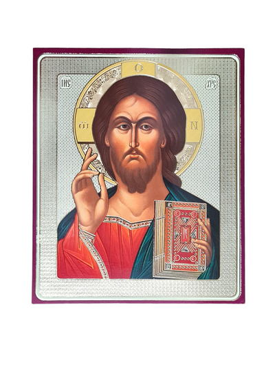 LITOGRAFIE PE MDF 15/18- MANTUITORUL PANTOCRATOR (model 3)