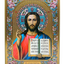 LITIOGRAFIE PE MDF 33.4/46.9  - MANTUITORUL PANTOCRATOR (model 2)