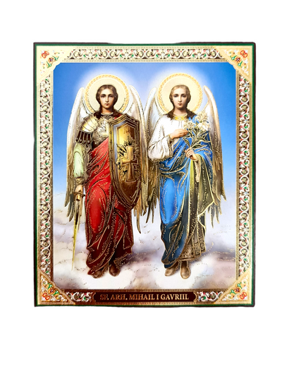 LITOGRAFIE 15/18  - SFINTII ARHANGHELI MIHAIL SI GAVRIL