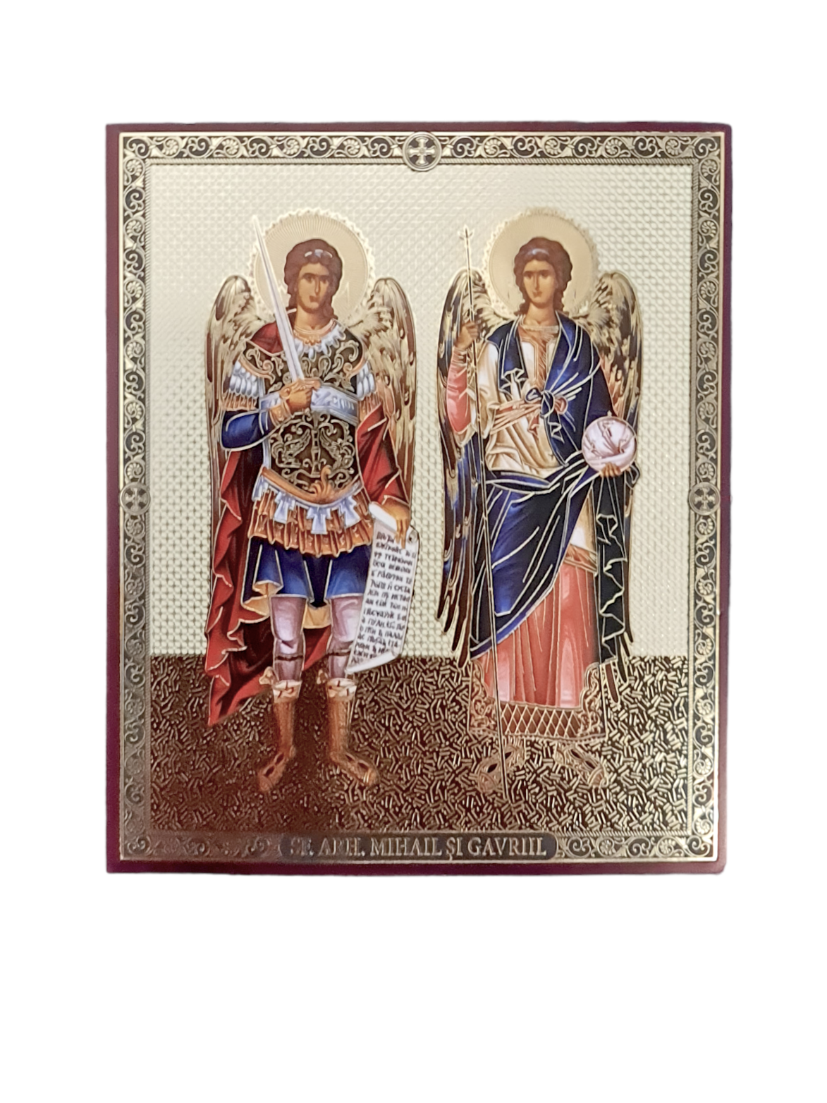 LITOGRAFIE 10/12- SFINTII ARHANGHELI MIHAIL SI GAVRIL (model 2)