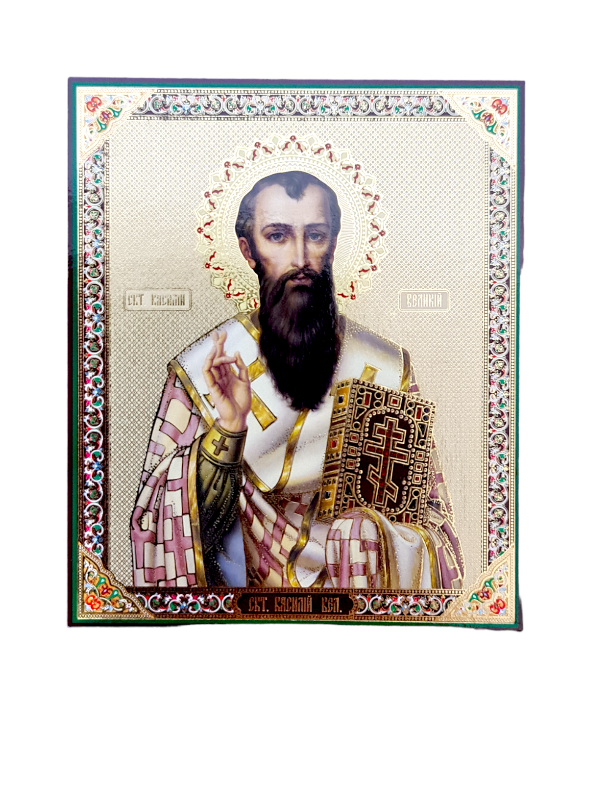 LITOGRAFIE 10/12- SFABTUL VASILE CEL MARE (model 2)