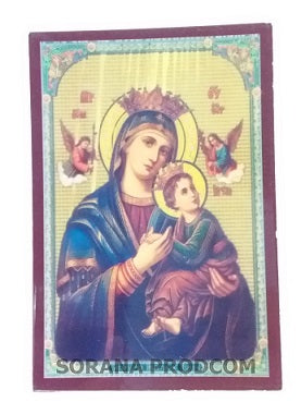 ICONITA PLASTIFIATA MAICA DOMNULUI PAPUCELUL