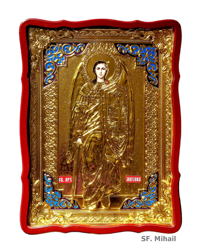ICOANA MDF 60/80 GOLD- SFANTUL ARHANGHEL MIHAIL