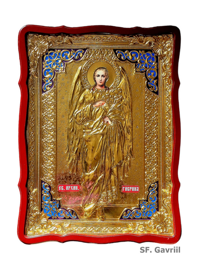 ICOANA MDF 60/80 GOLD- SFANTUL ARHANGHEL GAVRIL