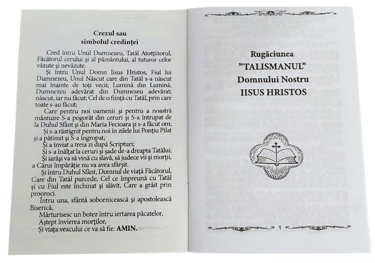 TALISMANUL DOMNULUI IISUS HRISTOS