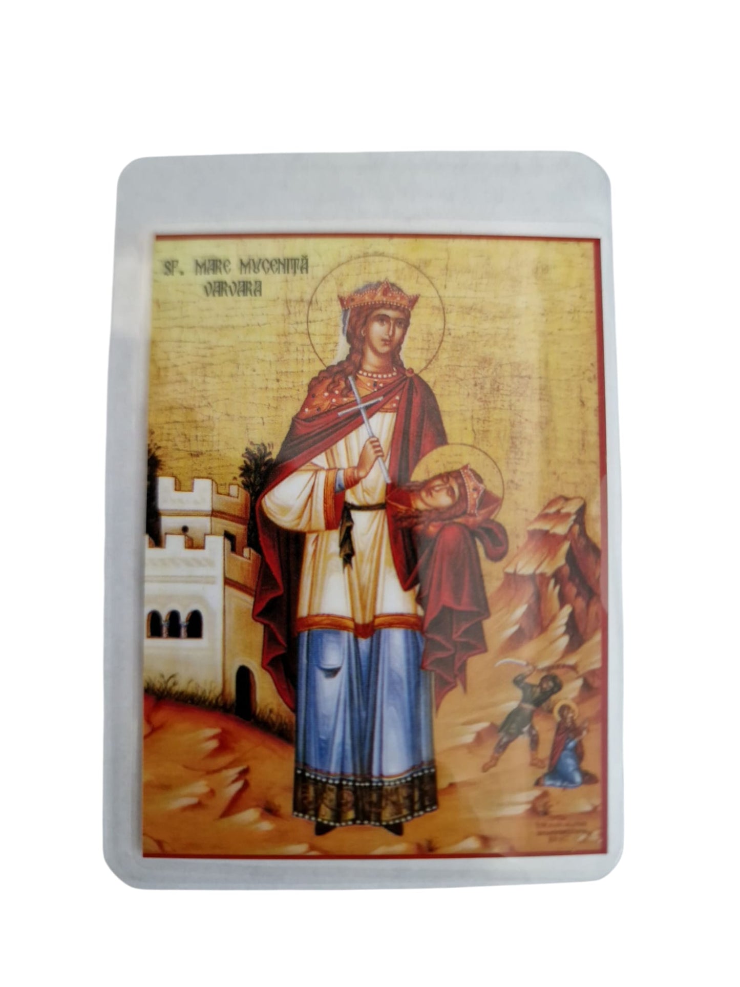 ICONITA PLASTIFIATA SF. MARE MUCENITA VARVARA