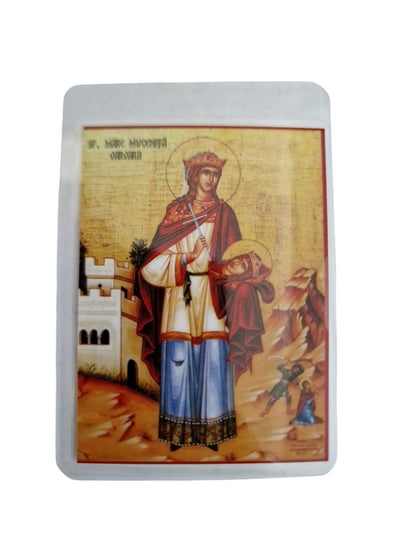 ICONITA PLASTIFIATA SF. MARE MUCENITA VARVARA
