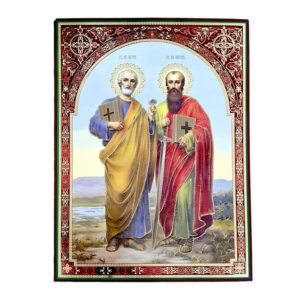 LITOGRAFIE 30/40  - SFINTII APOSTOLI PETRU SI PAVEL
