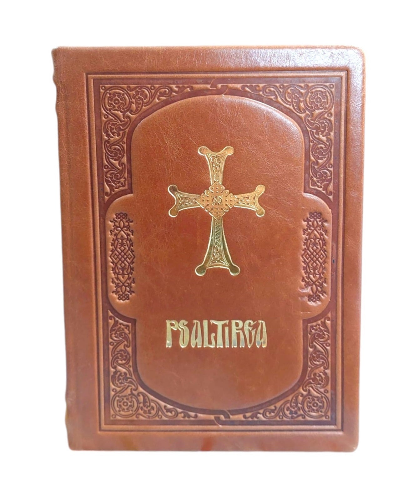 PSALTIRE MEDIE LEGATA IN PIELE- MARO