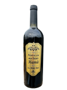 STICLA DE VIN CU DECOR-MAMA