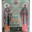 LITOGRAFIE PE MDF 15/18- PETRU SI FEVRONIA