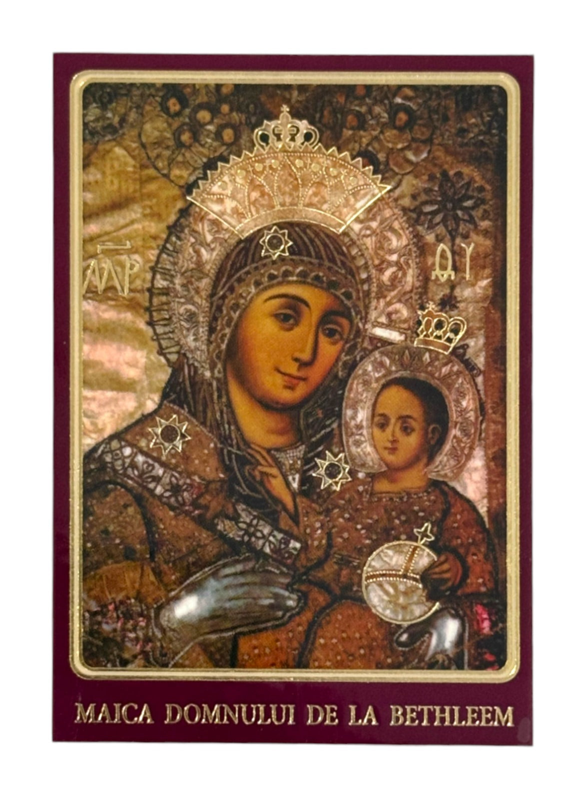 ICOANA PLASTIFIATA MAICA DOMNULUI DE LA BETHLEEM